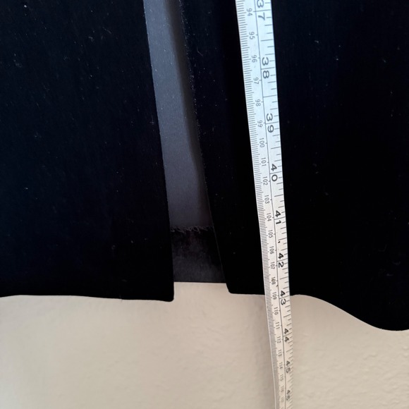 Womens 6 Black Velvet Maxi Skirt Slit Elastic‎ Holiday Party Goth Fairy Grunge - Picture 6 of 11